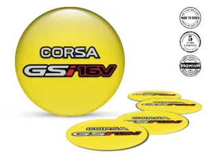 Opel Ruota Adesivi Versione Etichette Cupola Silicone